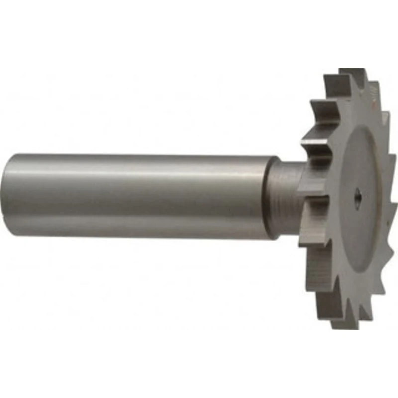 Made in USA 1-1/2 Cut Diam, 5/32 Cut Width, 1/2 Shank, Straight-Tooth Woodruff Keyseat Cutter High Speed Steel, Uncoa...